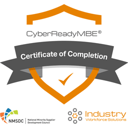 CyberReadyMBE Certificate Of Completion
