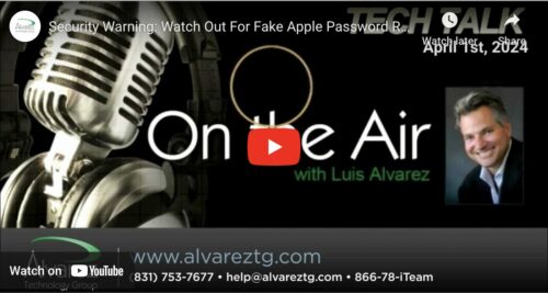 Watch Out For Fake Apple Password Reset Notifications