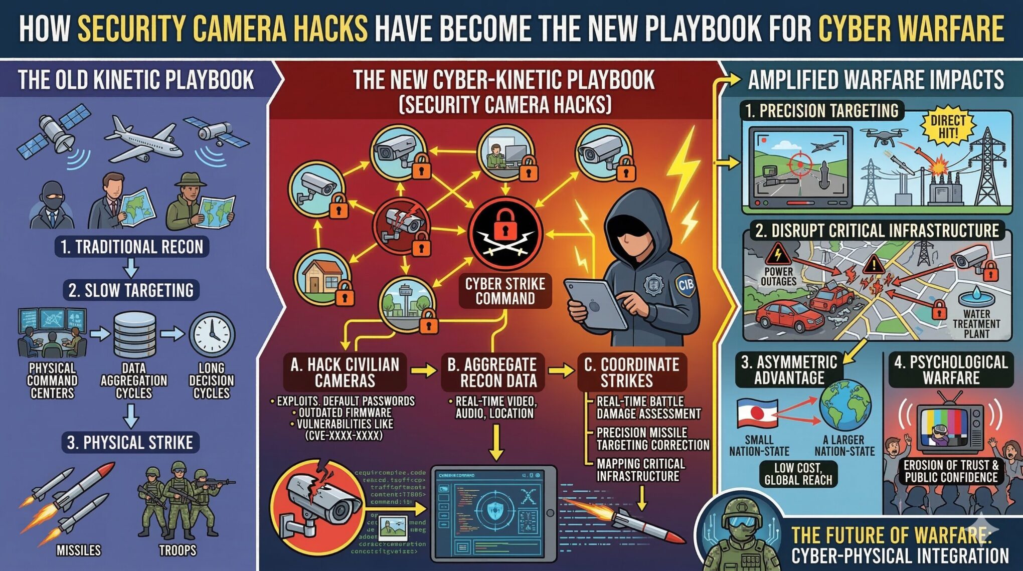 Cyber security cameras hack