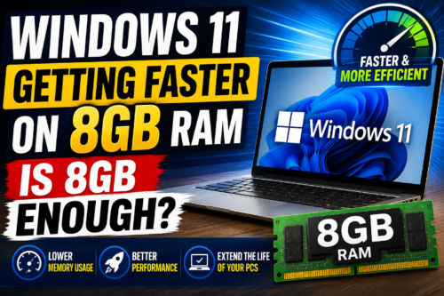 Microsoft Wants Windows 11 to Run Better on 8GB of RAM