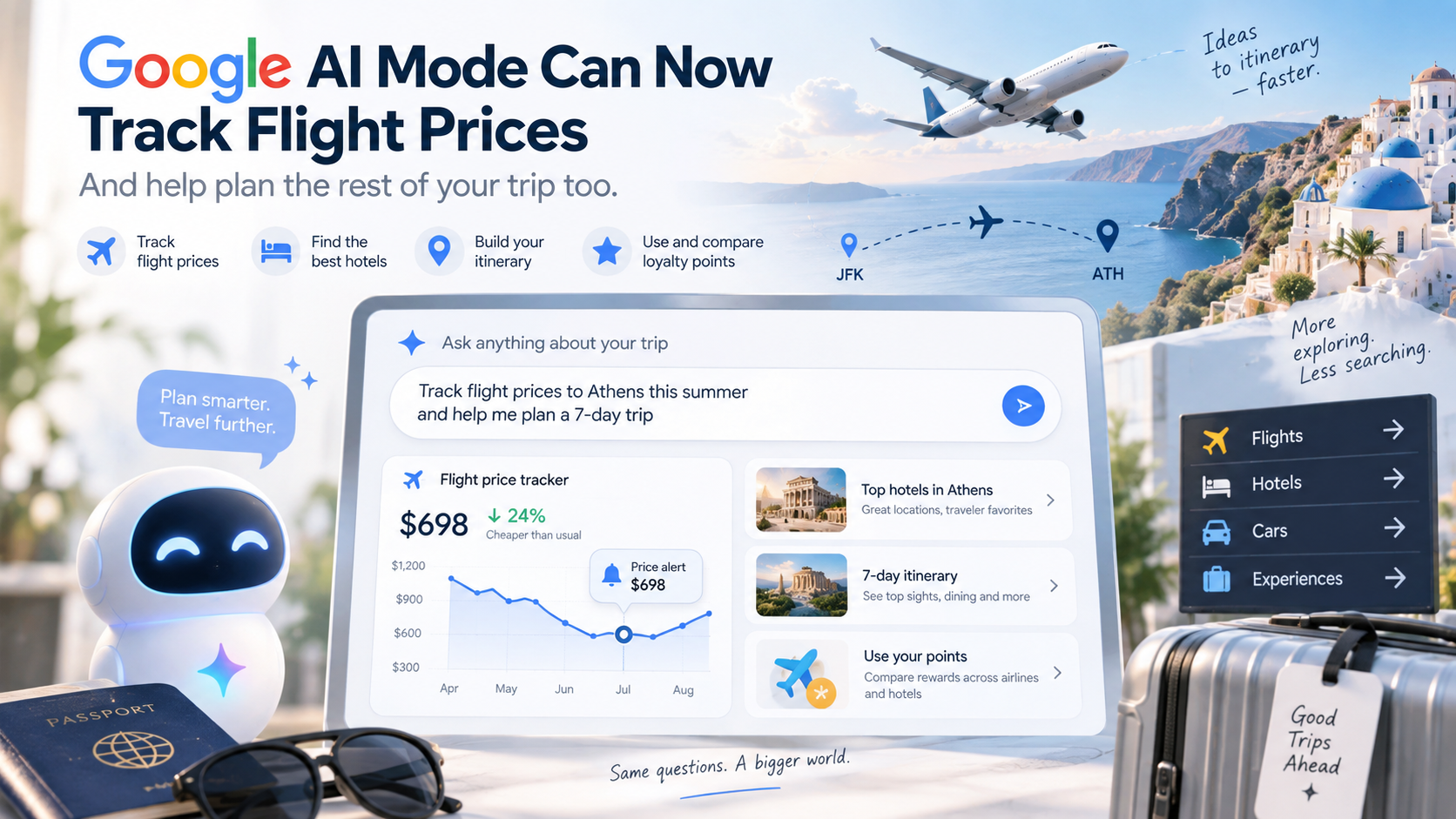 Google Wants to Plan Your Trip. Now It Can Watch the Airfare Too.